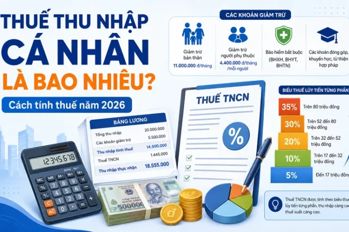 Thuế thu nhập cá nhân là bao nhiêu?  Mức đóng và cách tính